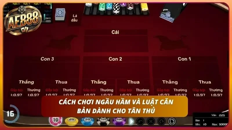 Cách Chơi Ngầu Hầm AE888 – Game Bài Độc Đáo Cực Hiếm Thấy Tại Nền Tảng 1 Giao diện tính toán điểm số tự động trên hệ thống nhà cái.