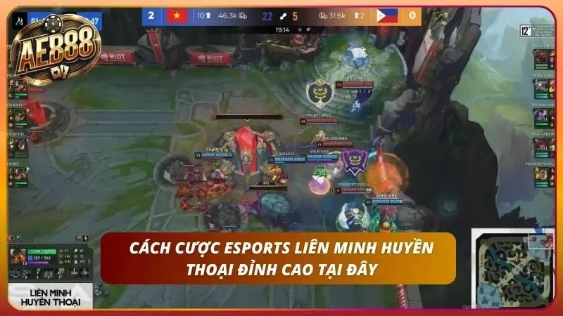 Cách Cược ESports – LMHT, Dota 2, Liên Quân Chi Tiết Tại AE888 3 Liên minh huyền thoại, bộ môn quốc dân nhà nhà biết