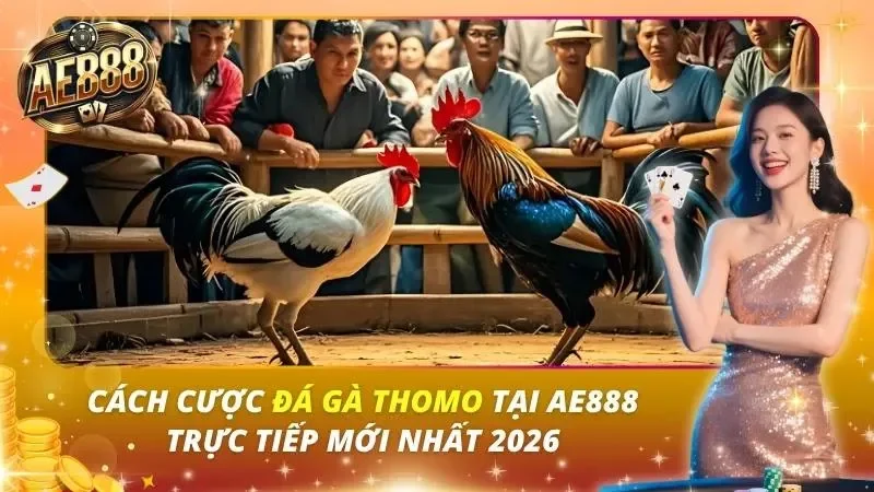 Cách Cược Đá Gà Thomo Tại AE888 Trực Tiếp Mới Nhất 2026