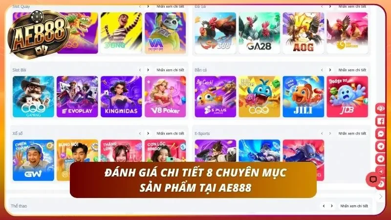 Đánh Giá AE888 Chi Tiết 2026 | Có Nên Chơi Tại AE888? 3 Khảo sát chất lượng thực tế từ các sảnh cược chất lượng