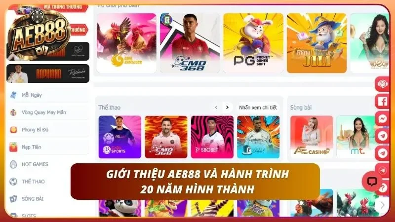 Giới Thiệu AE888 | Nhà Cái 20 Năm Trực Thuộc VENUS CASINO 1 Lịch sử phát triển lâu đời minh chứng cho sự bền vững chắc