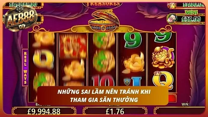 Mẹo Nổ Hũ Trúng jackpot – Tăng Tỷ Lệ Thắng Cao Tại AE888 4 Mẹo nổ hũ jackpot với những sai lầm cần tránh