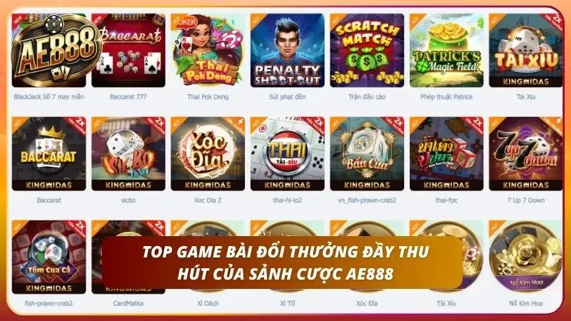 Top Game Bài Đổi Thưởng Hot Nhất 2026 tại AE888 1 Hệ thống sảnh cược vận hành tự động bằng công nghệ hiện đại.