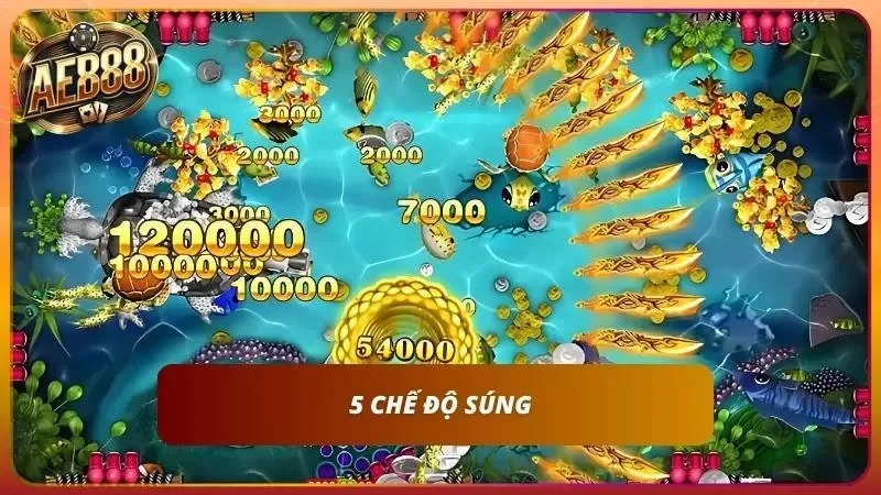 Top Game Bắn Cá Hot Nhất 2026 - Đáng chơi tại AE888 3 5 Chế độ súng cực hot